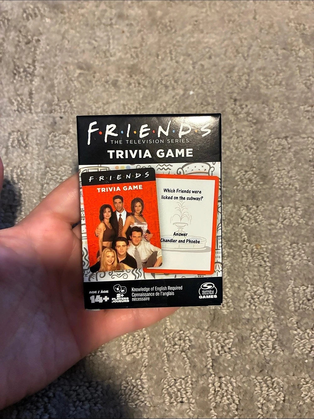 Friends Trivia Game Card Game